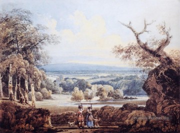 Arun aquarelle paysage Thomas Girtin Peinture à l'huile